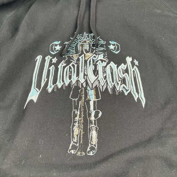ViTAL STUDiOS x CRASH VANCOUVER CORRUPTED KNiGHT HOODiE Large - Picture 6 of 9